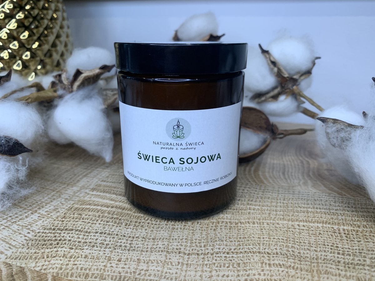 Bawełna Świeca sojowa 180 ml