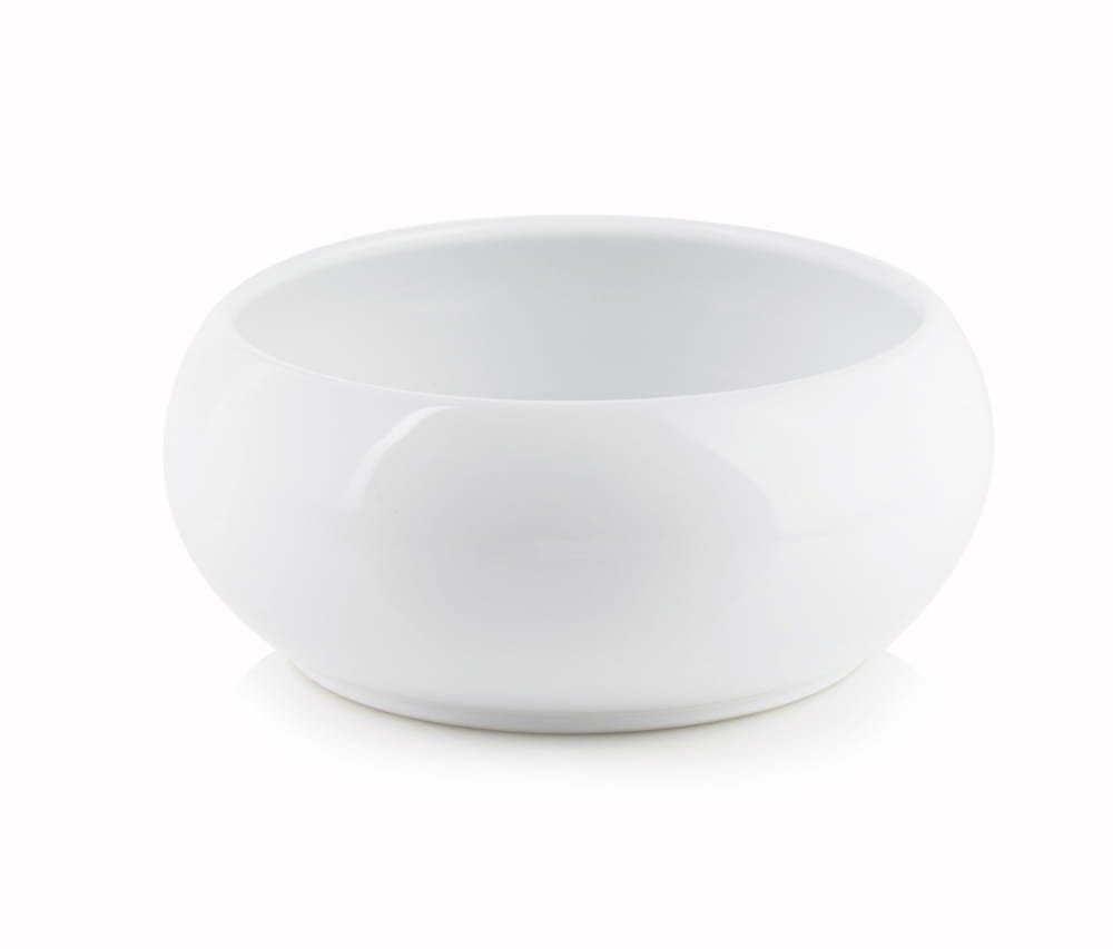Nowoczesna Biała Osłonka - Misa Ceramiczna 31X13 Cm