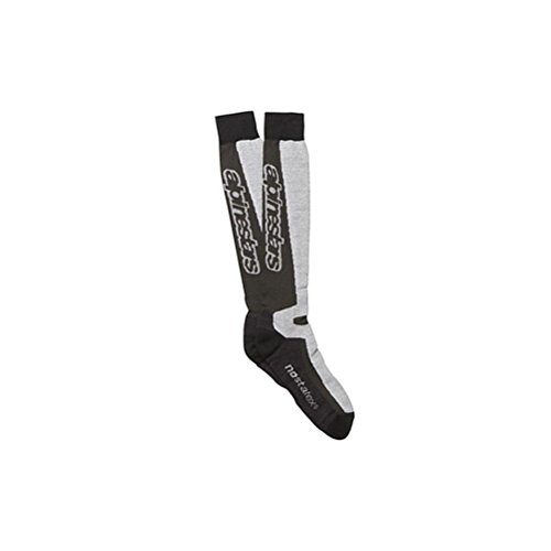 TECH MX THICK SOCKS/skarpety czarno-szare (rozmiar: S - M)