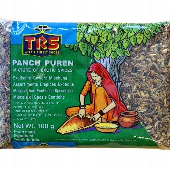 ﻿Przyprawa Panch puren mieszanka 5 składników 100G TRS