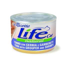 Life Pet Care Tuńczyk Grouper Krewetki Karma dla kota Puszka 150G