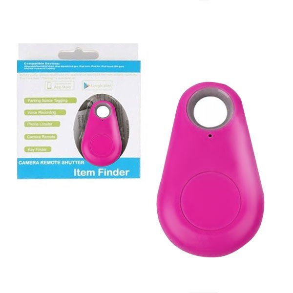 KLUCZ GPS BLUETOOTH LOKALIZATOR KOTÓW PSÓW RÓŻOWY