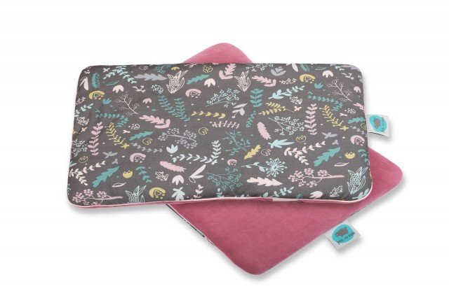 Pink no More - Poduszka Botanic & Wrzosowy Welur