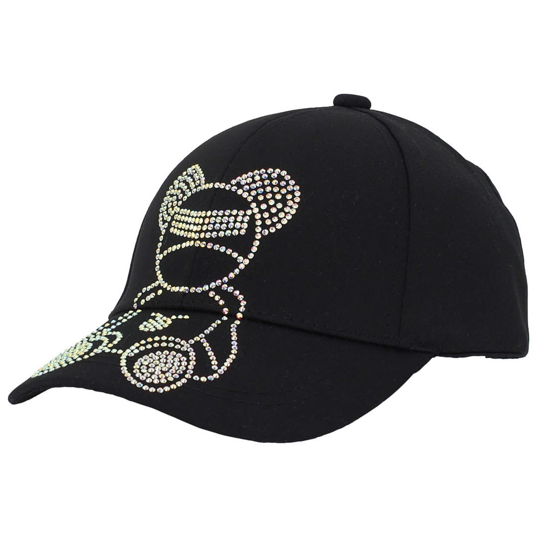 Czapka z daszkiem dziecięca MIŚ czarna