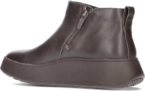 Fitflop Damskie skórzane botki F-Mode, Czekoladowy Brąz, 37 EU