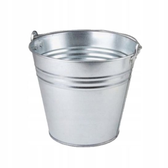 Wiadro Metalowe Ocynkowane 12L Mocne Ocynk