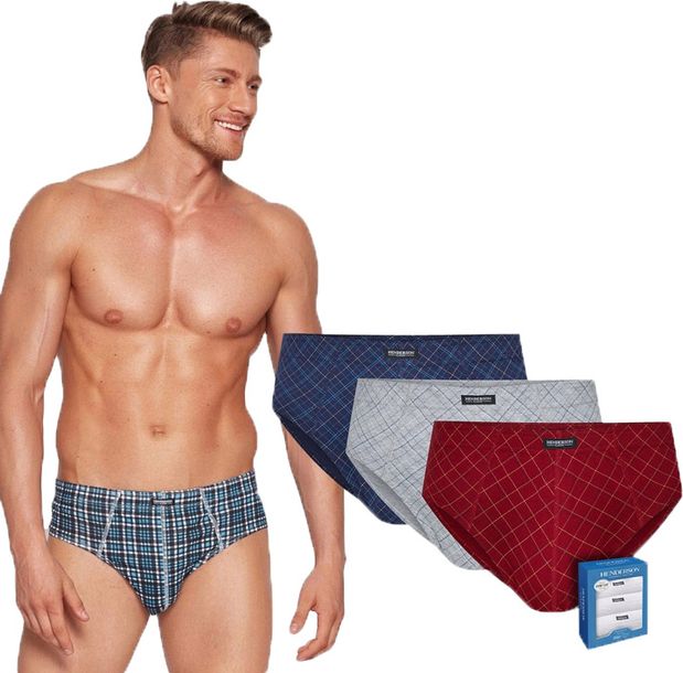 Henderson Slipy Męskie 3 Sztuki Bawełna 100% R Xl