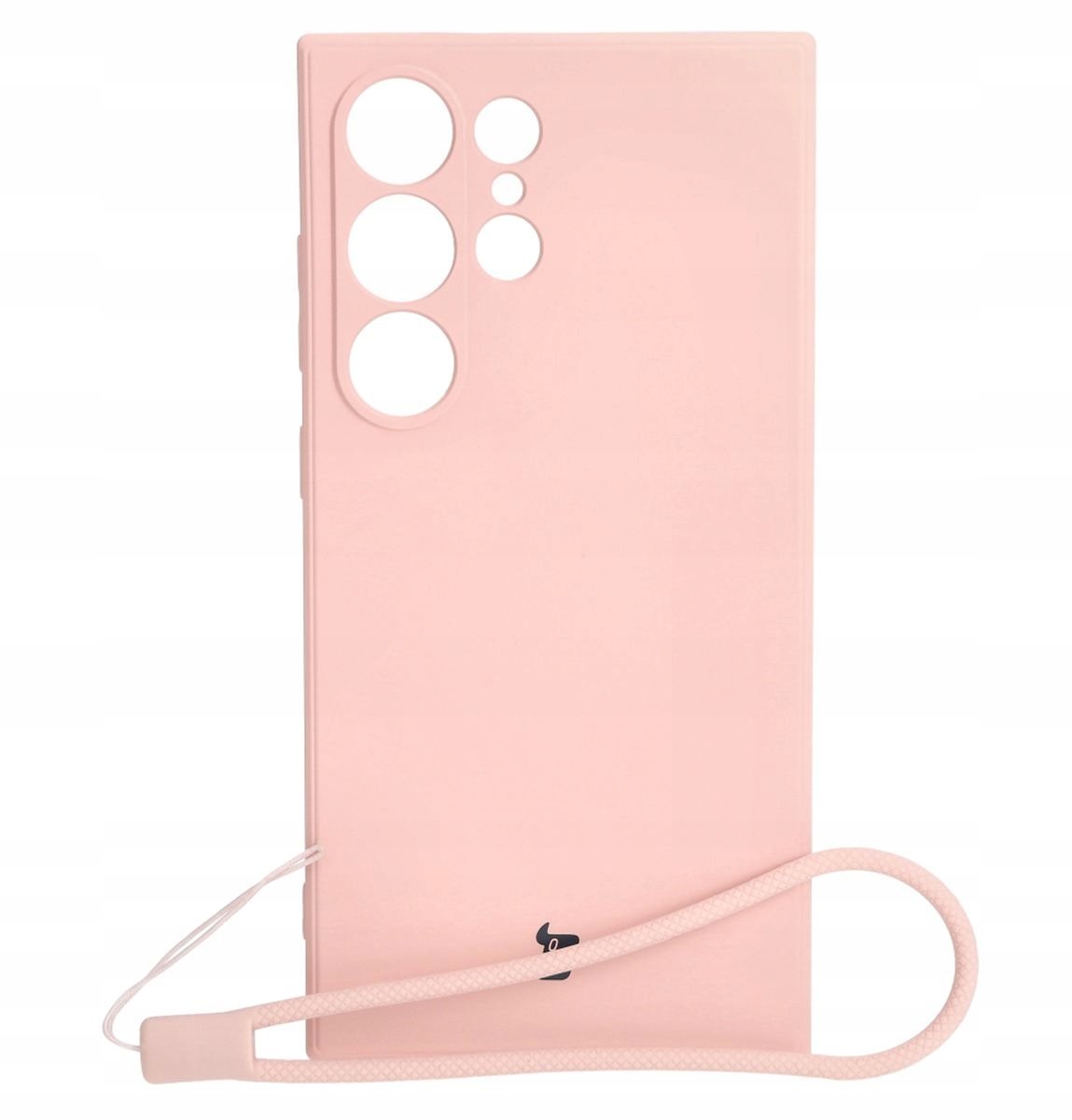 Etui Bizon Case Silicone Sq Do Galaxy S24 Ultra, Jasnoróżowe