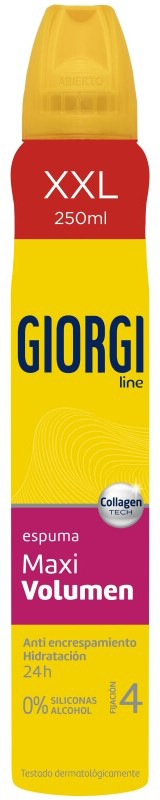 Penka do wlosow Giorgi Line Maxi-Volumen Espuma Fijadora N4 250 ml (8411135006478)