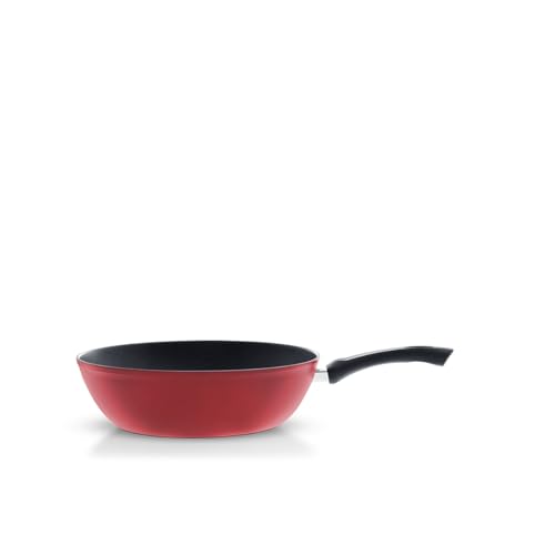 Wok Cenit 30 cm czerwony