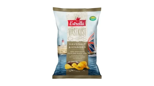 Chips Estrella West Coast Sea Salt & Vinegar 180g