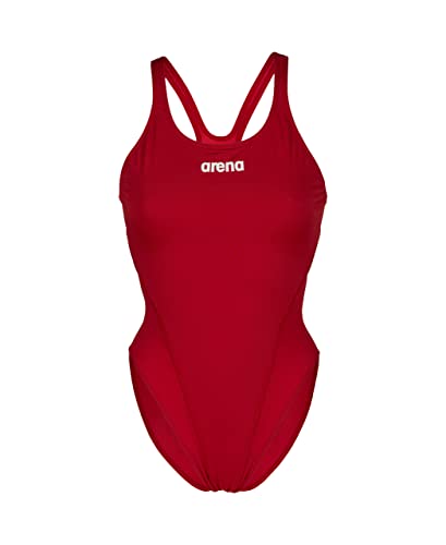 ARENA Damski kostium kąpielowy Swim Tech Open Back MaxLife One Piece Solid Team