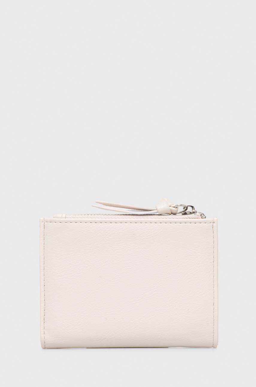 Sisley portfel damski kolor beżowy
