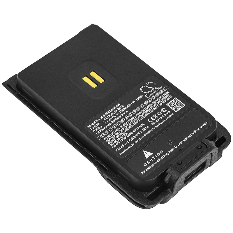 Hytera BD500 / BL1506 1500mAh 11.10Wh Li-Ion 7.4V (Cameron Sino)