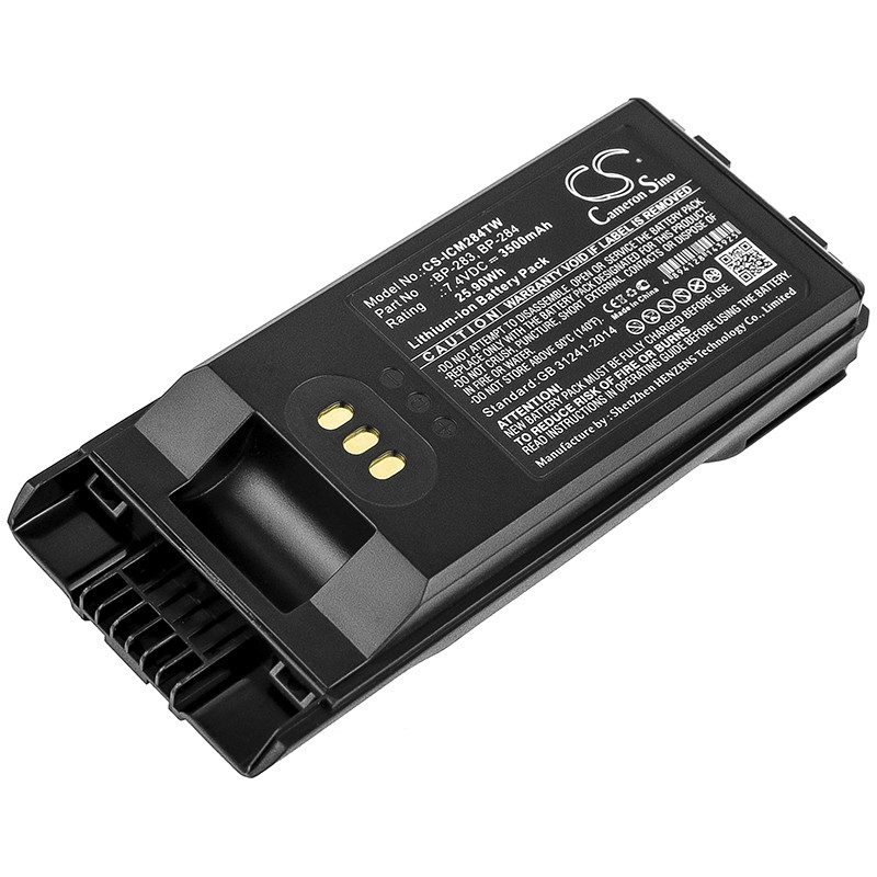 Icom IC-F3400 / BP-283 3500mAh 25.90Wh Li-Ion 7.4V (Cameron Sino)