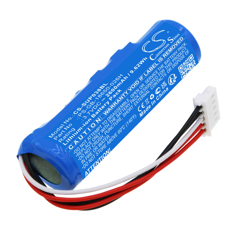 SumUp 3G Printer / PS-GB-18650-026H 2600mAh 9.62Wh Li-Ion 3.7V (Cameron Sino)