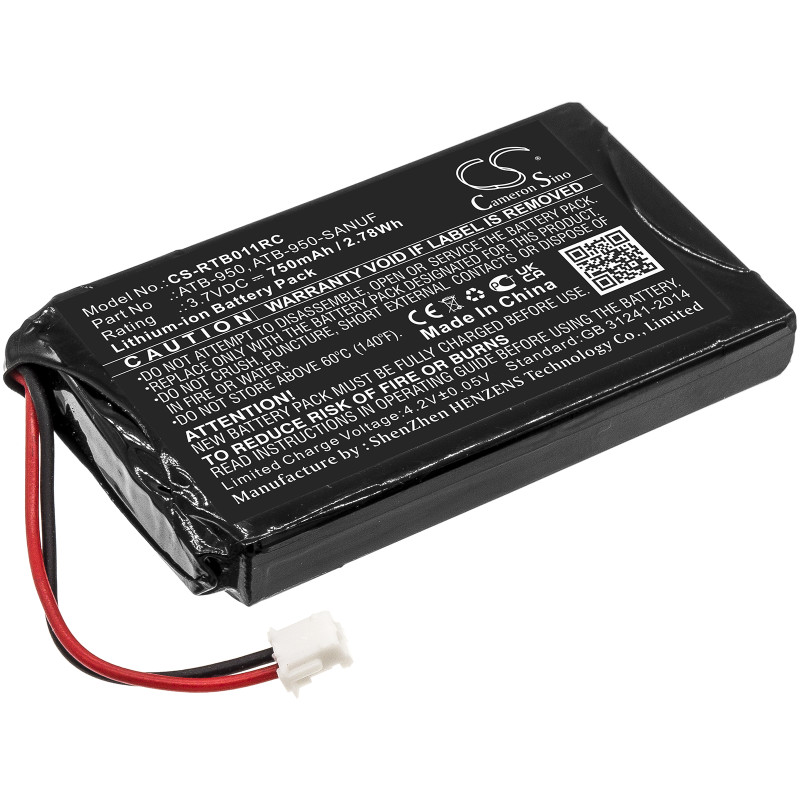 RTI T1 / ATB-950 750mAh 2.78Wh Li-Ion 3.7V (Cameron Sino)