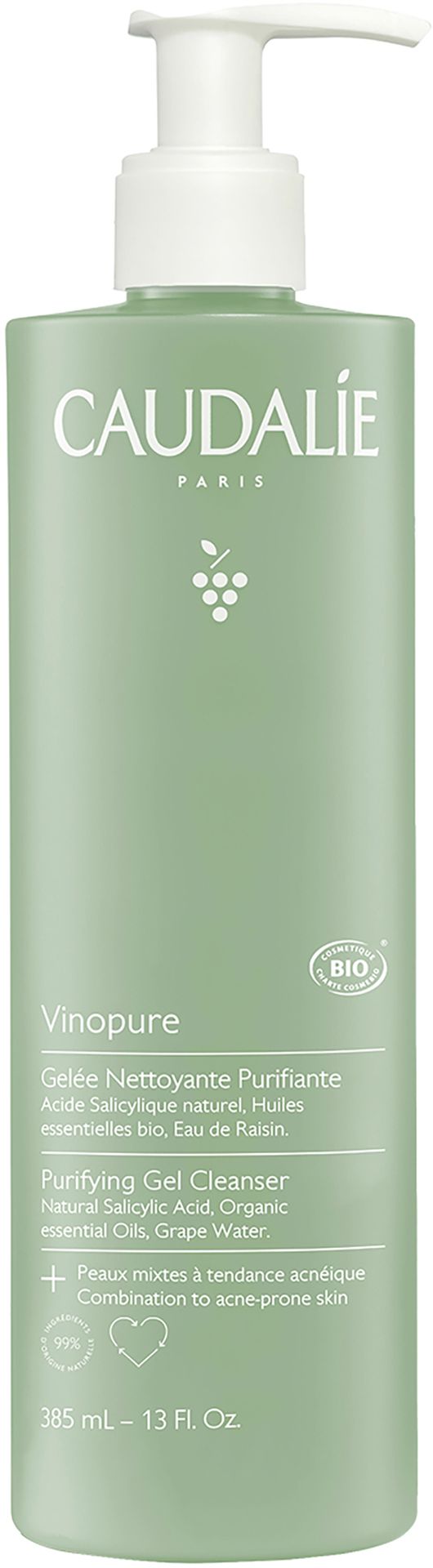 Galaretka Caudalie Vinopure Pure Skin 385 ml (3522930004066)