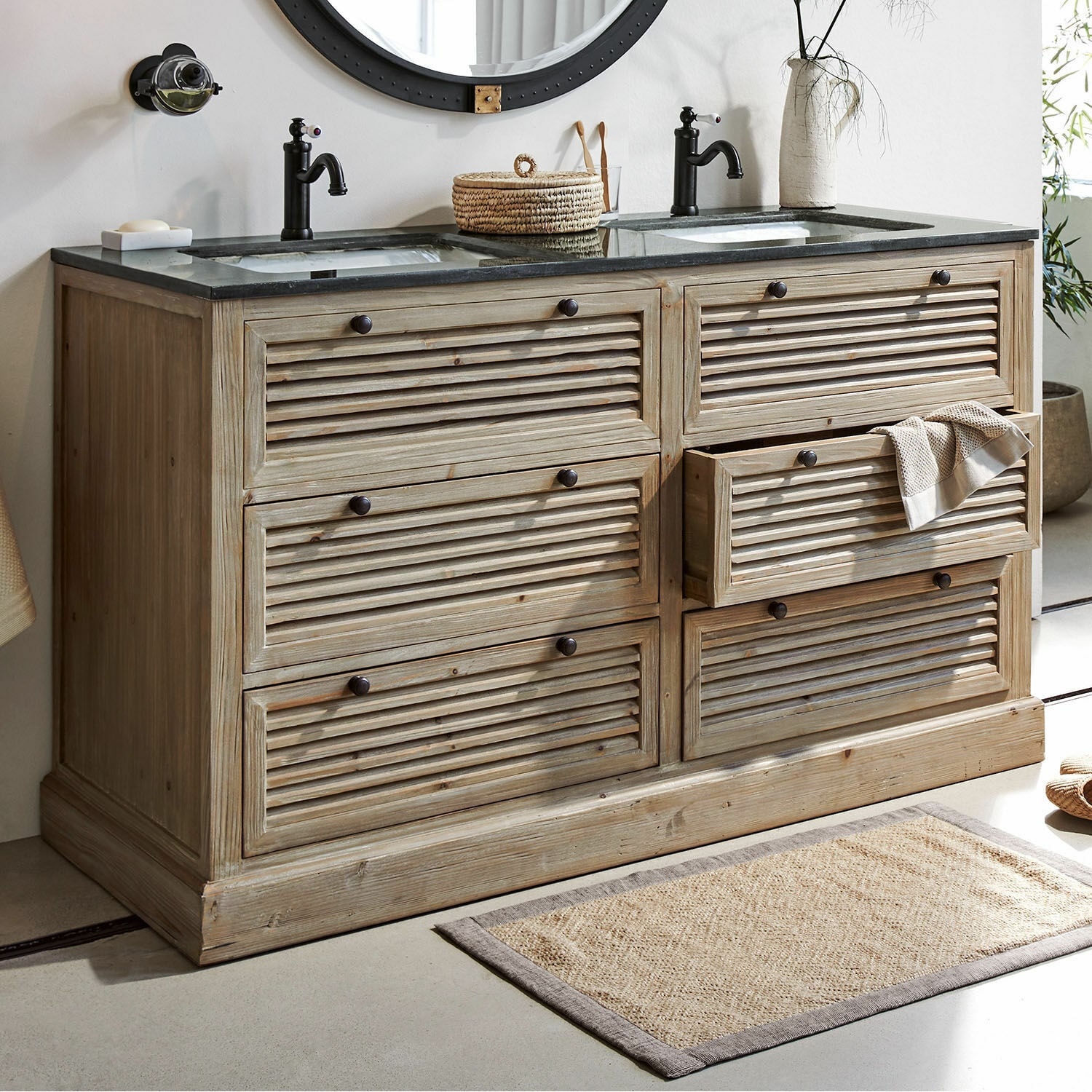 Podwójna szafka łazienkowa Andrewshire