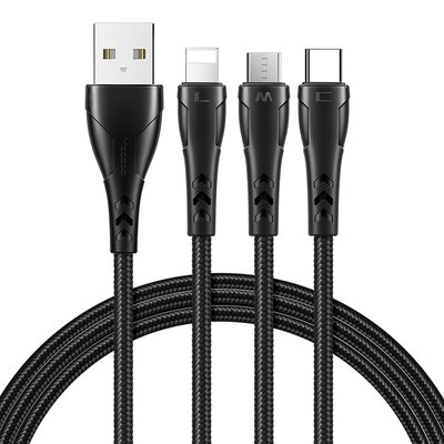 McDODO CA-6960 3w1 Lightning Usb-c microUSB