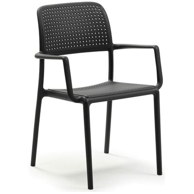 D2.Design Krzesło Bora z podłokietnikami czarne 28340