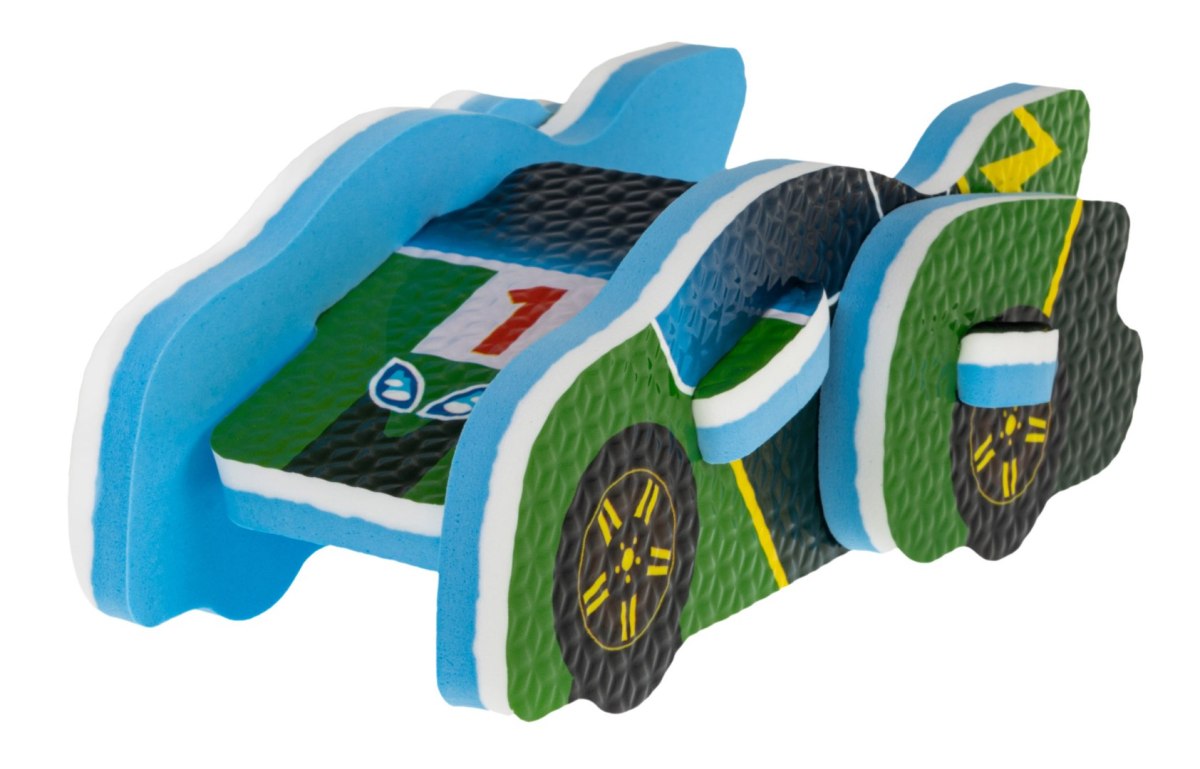 Фото - Розвивальний килимок EVA Mata "Tor wyścigowy" z 9 Puzzli dla dzieci 10m+ Pianka  + Składana Rajd 
