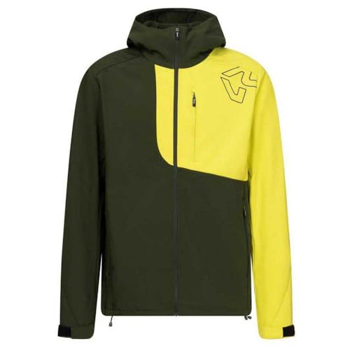 Rock Experience REMJ11221-C958 OLD CROW SOFTSHELL MAN JACKET MĘSKA Kurtka 1642 KOMBU GREEN+1809 SULPHUR SPRING XL