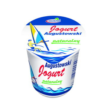 Jogurt Augustowski Naturalny 150G Kubek Mlekpol