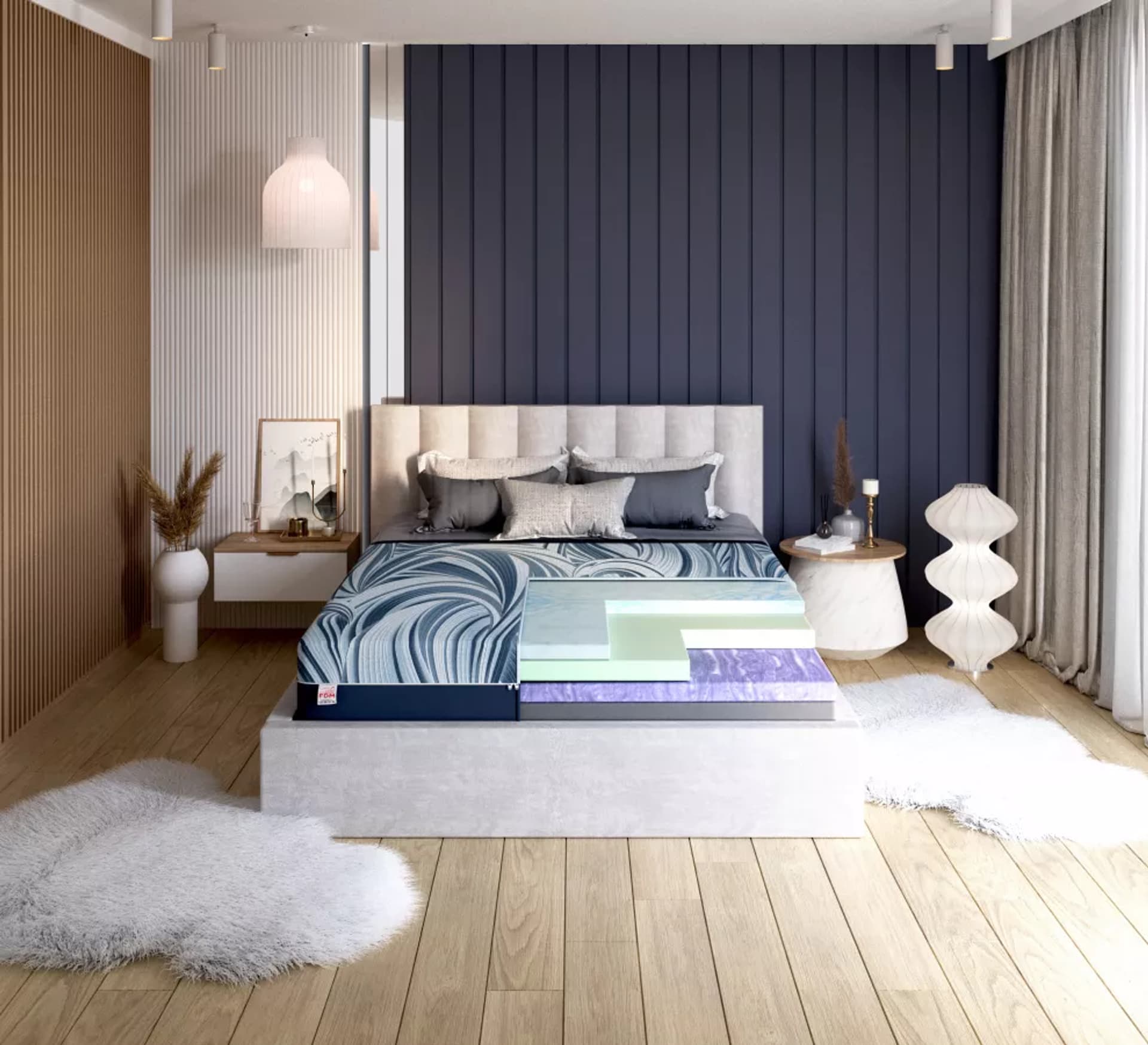 Materac piankowy DREAMER LUX - 80 x 200