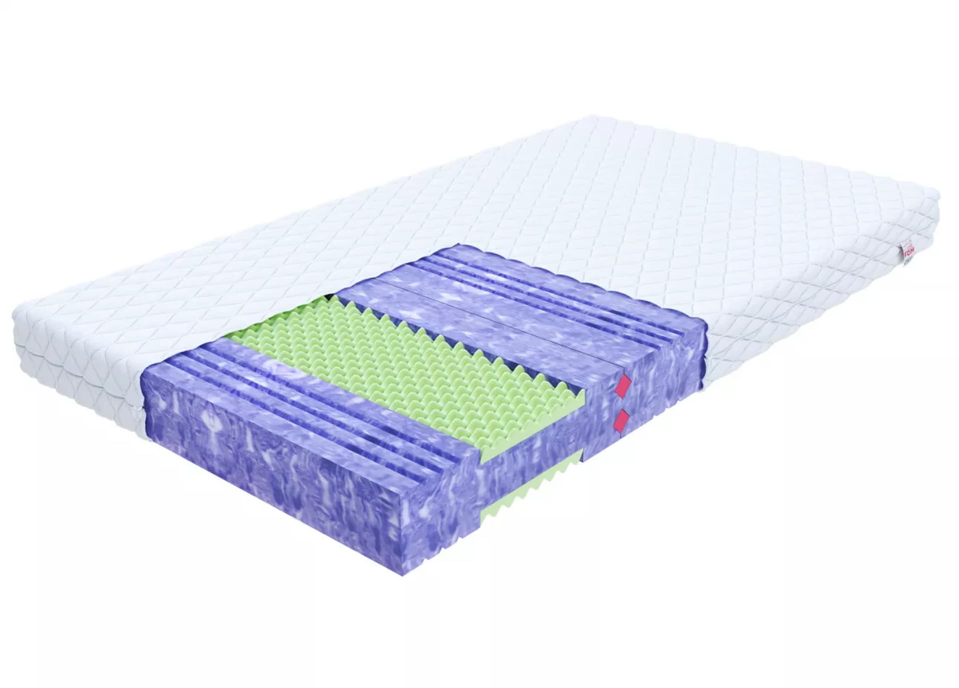 Materac piankowy HYBRID - 80 x 200