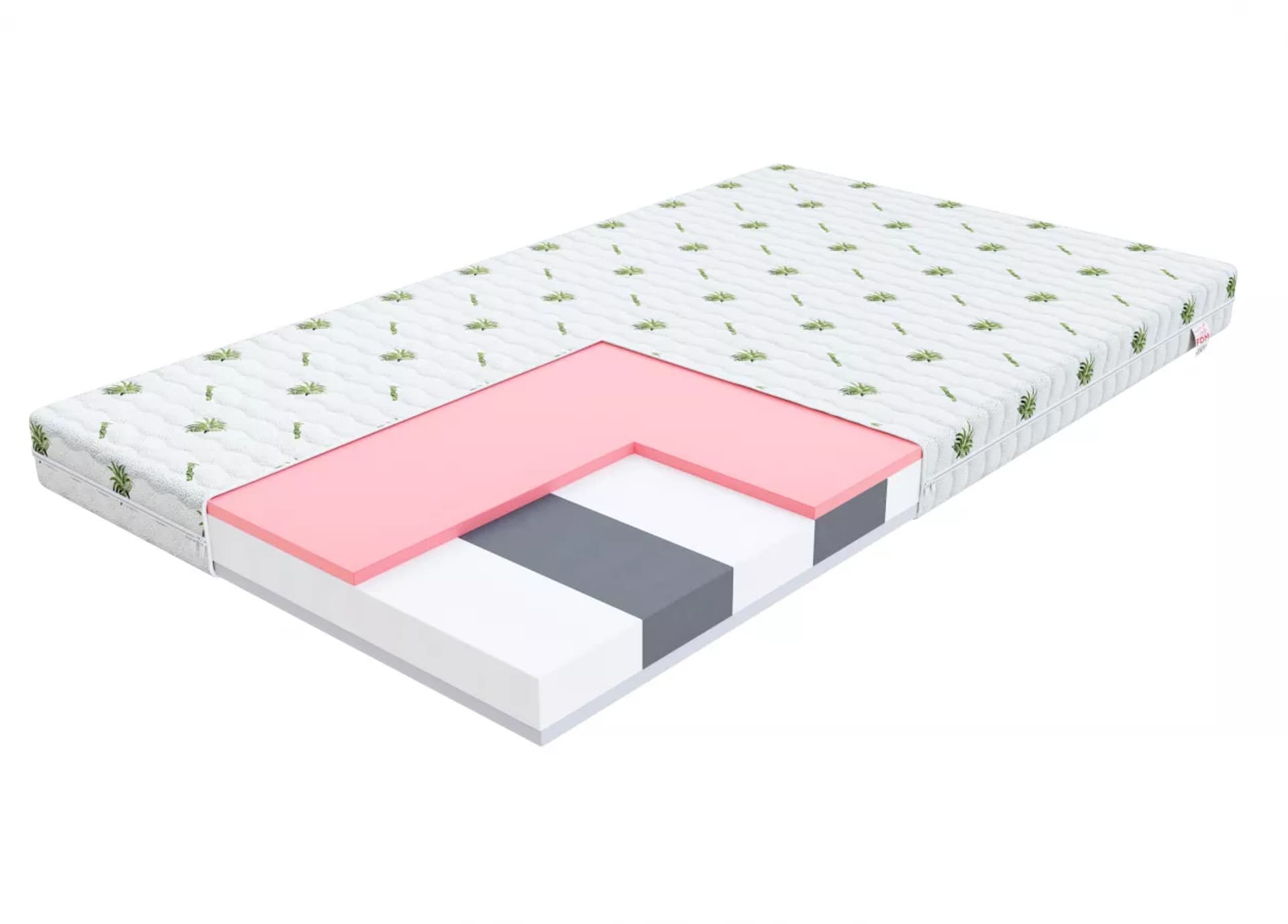 Materac piankowy MILETO - 80 x 180