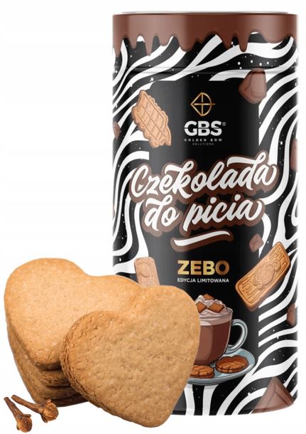 GBS Czekolada w proszku do picia mleczna ZEBO Ciasteczka korzenne 250g