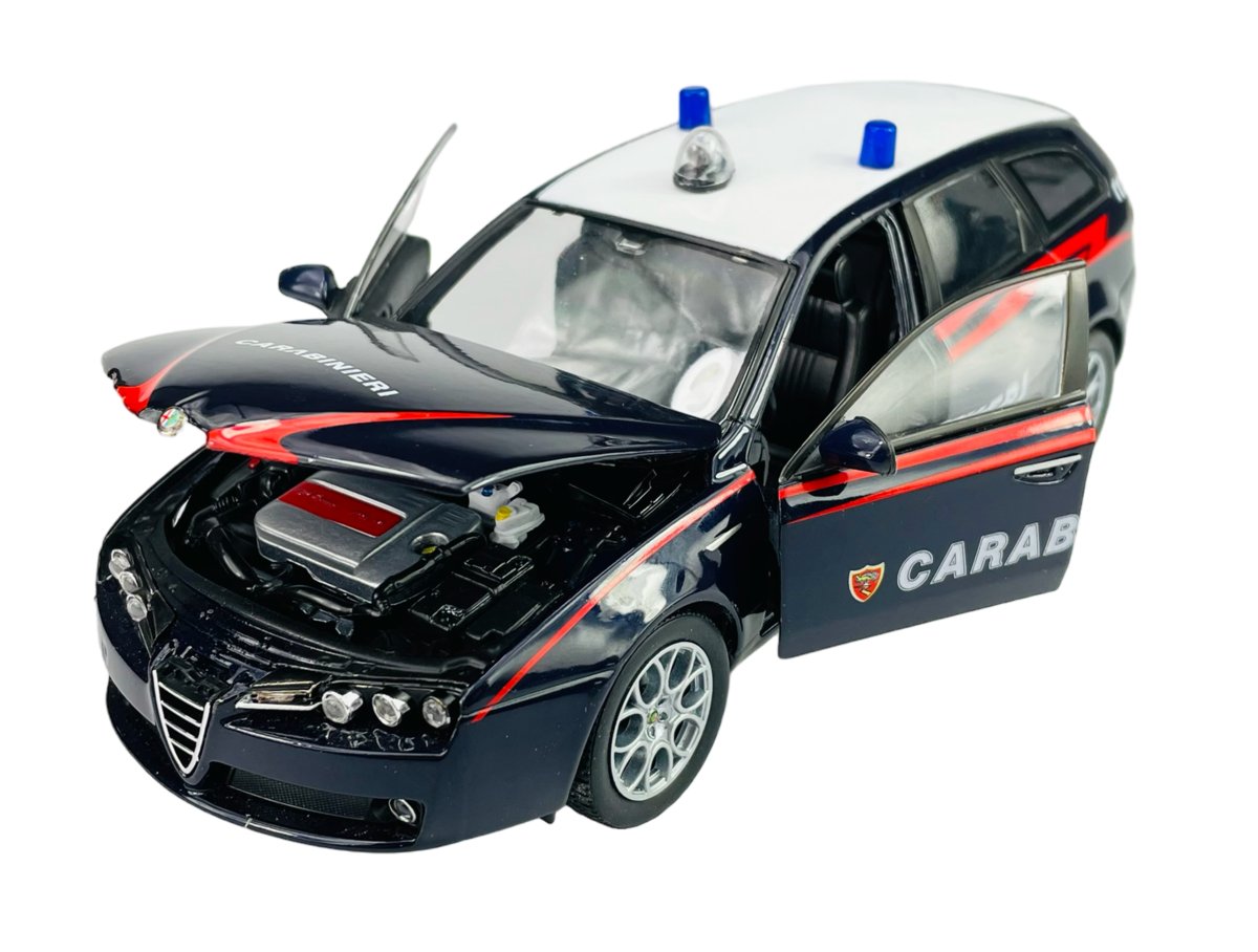 WELLY ALFA ROMEO 159 SPORTWAGON CARABINIERI 1:24 SAMOCHÓD NOWY METALOWY MODEL