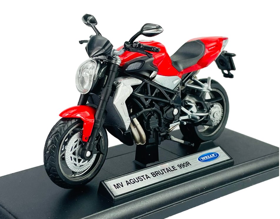 WELLY MV AGUSTA BRUTALE 990R 1:18 MOTOCYKL NOWY METALOWY MODEL