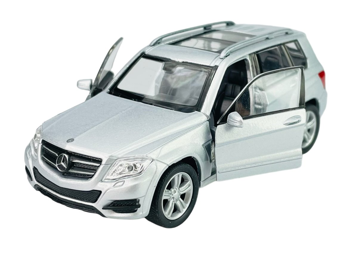 WELLY MERCEDES-BENZ GLK SREBRNY 1:34 SAMOCHÓD NOWY METALOWY MODEL