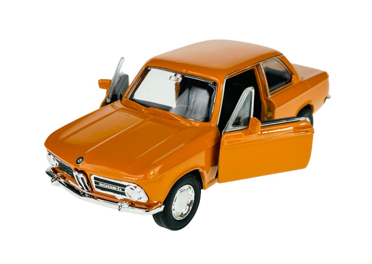 WELLY BMW 2002ti POMARAŃCZOWY 1:34 SAMOCHÓD NOWY METALOWY MODEL