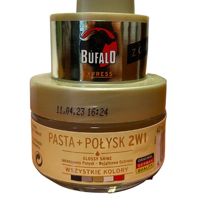 Bufalo 2w1 Pasta + Połysk Do Butów Bezbarwna 40ml...