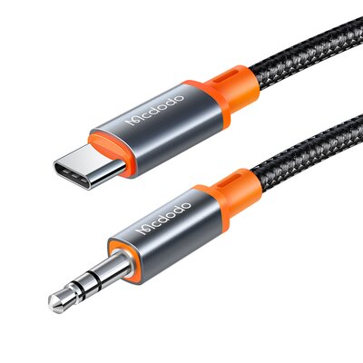 Kabel Mcdodo CA-0820 USB-C do mini jack 3.5mm AUX, 1.2m (czarny)