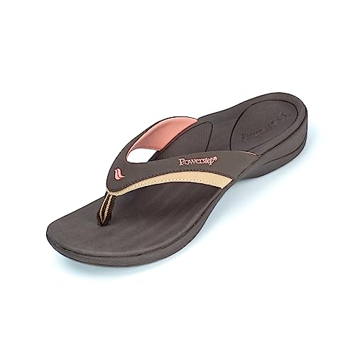 Powerstep Fusion japonki damskie, Brązowy - Medium