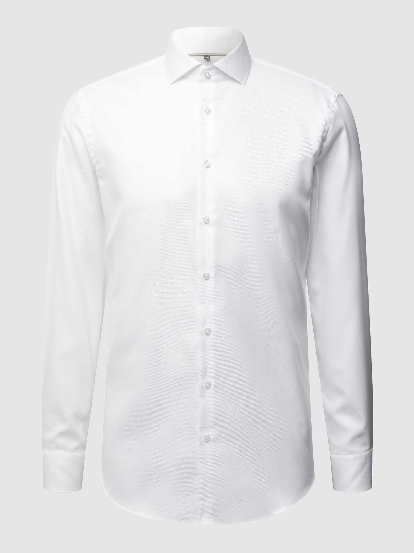 Koszula biznesowa o kroju regular fit z kołnierzykiem typu kent