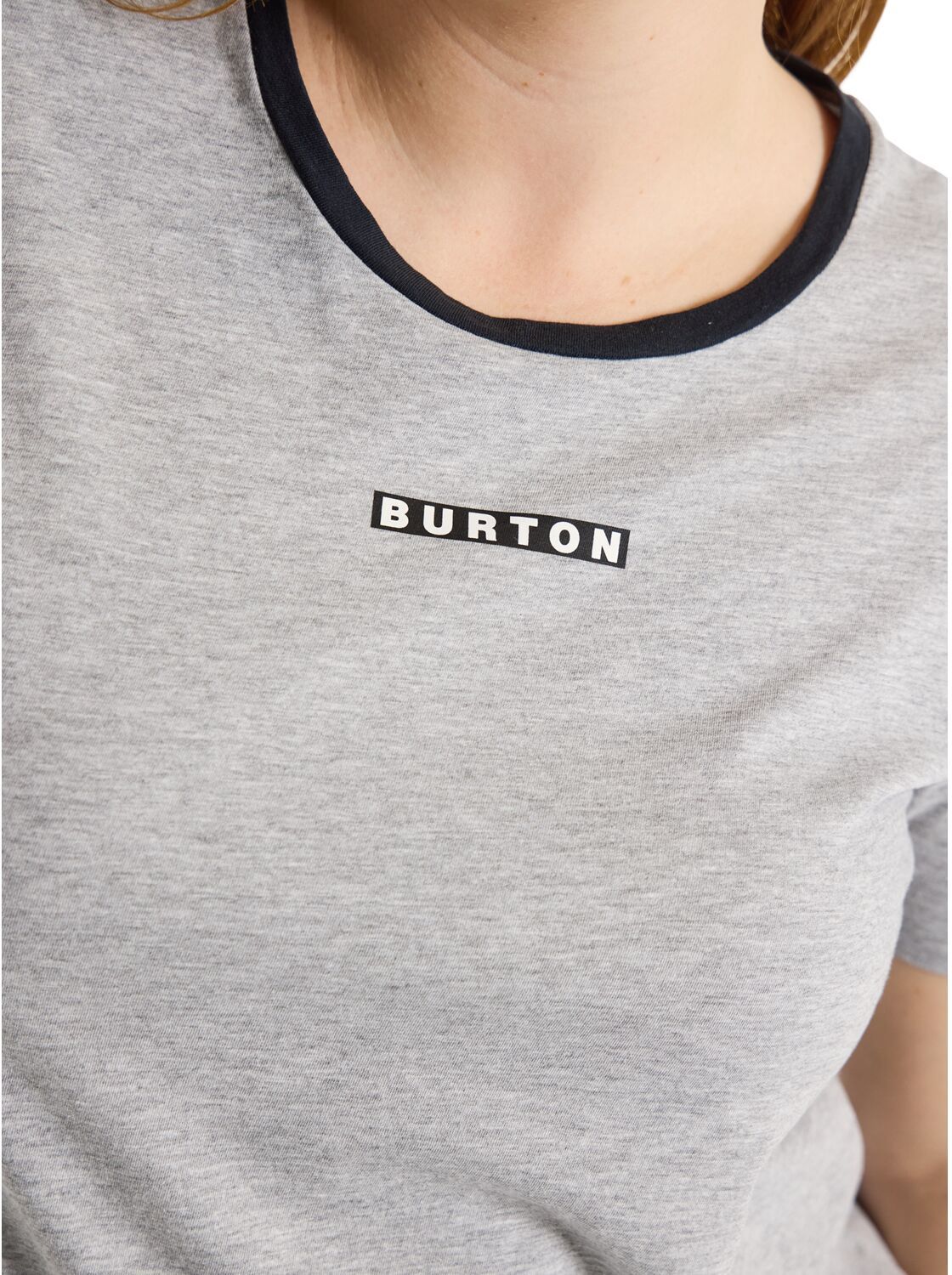 t-shirt damski BURTON VAULT TEE Gray Heather
