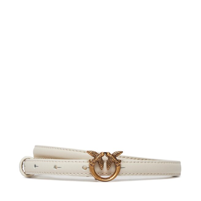 Pasek na talię Pinko Love Berry H1 Belt PE 24 PLT01 102148 A0F1 Biały