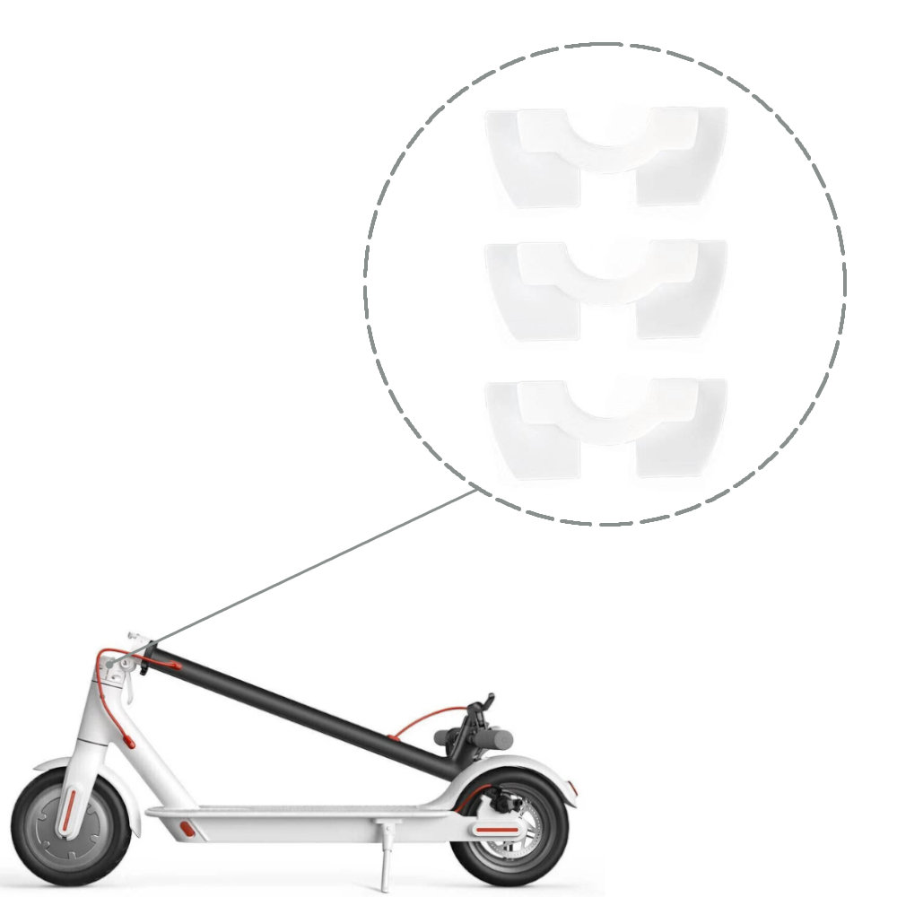 3x Podkładka kasująca luzy mechanizmu składania do Xiaomi M365 / M365 PRO - BIAŁY