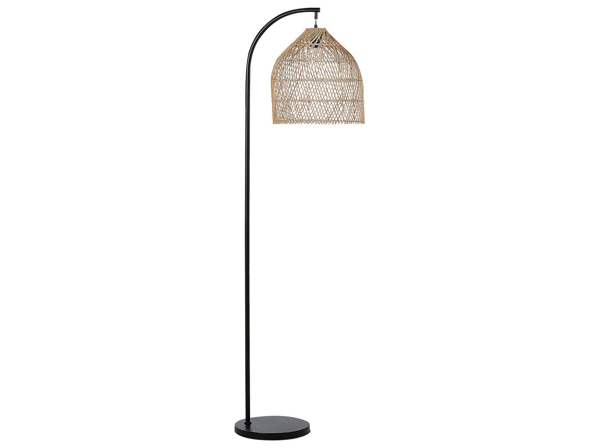 Lampa podłogowa rattanowa naturalna BERNICA
