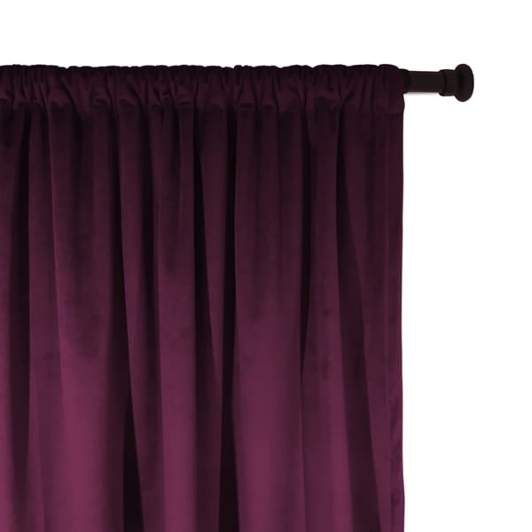 Zasłona VELVET VE2202 | ciemny fiolet 140 x 240 cm