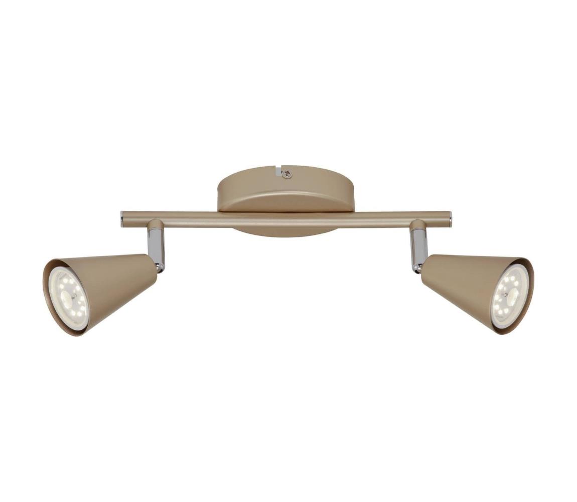 Briloner 2849-027 - LED Oświetlenie punktowe GOLD BASIC 2xGU10/5W/230V