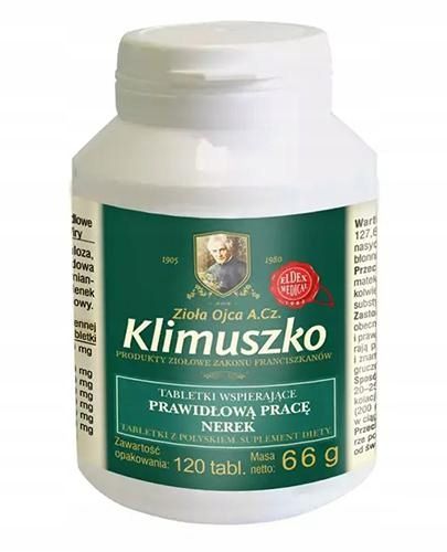 Eldex Klimuszko wspomagające prawidłową pracę nerek - Eldex - 120tab 05846