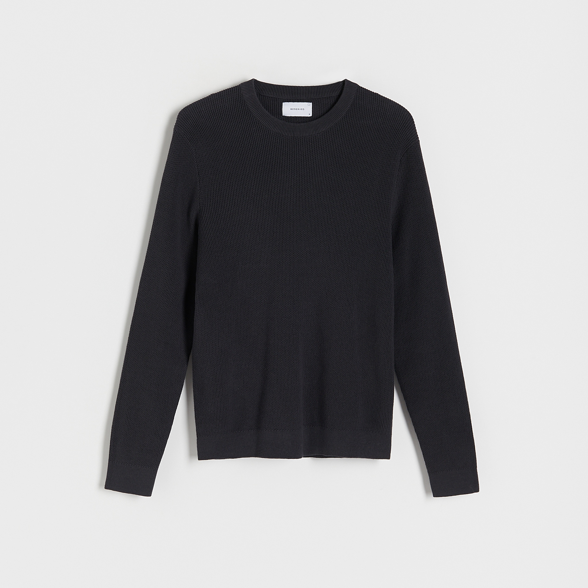 Reserved - Bawełniany sweter - Brązowy