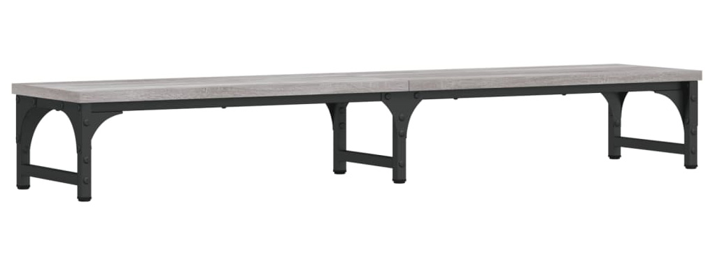 Nowoczesna półka na biurko szary dąb K7-A79