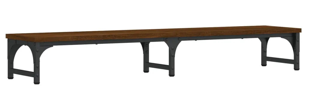 Podwójna podstawka pod monitor brązowy dąb G4-E67